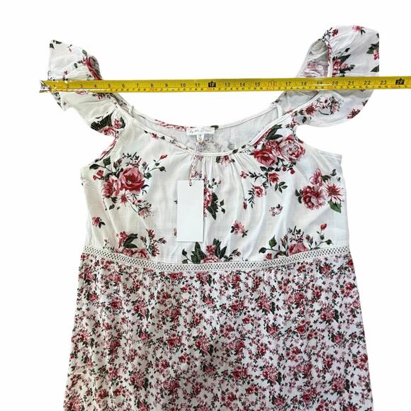 By the River Anthropologie NWT SZ Small
Rose Tiered Maxi Dress Cottagecore BOHO - Picture 12 of 16